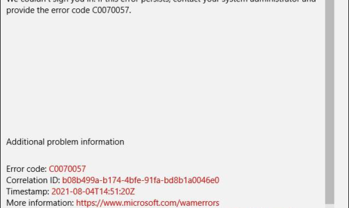 FIX: Ошибка входа в Office Apps 0xC0070057 на Windows 10/11?