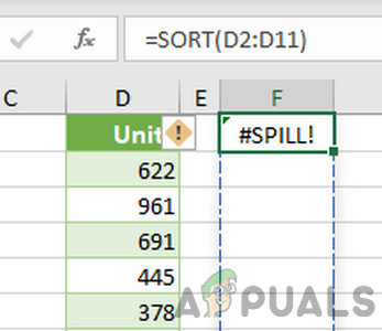 Как исправить ошибку “#Spill Error” в Microsoft Excel?