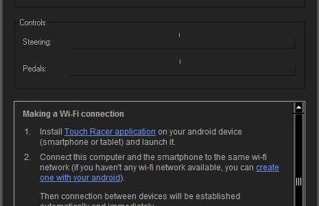 Использование телефона Android в качестве геймпада или рулевого колеса ПК