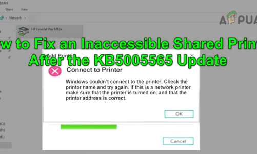 Как исправить ‘Недоступный общий принтер’ после обновления KB5005565?