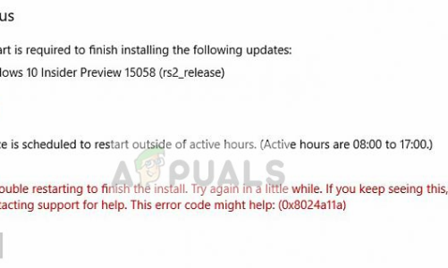 Устранение: Ошибка обновления Windows 0x8024a11a на Windows