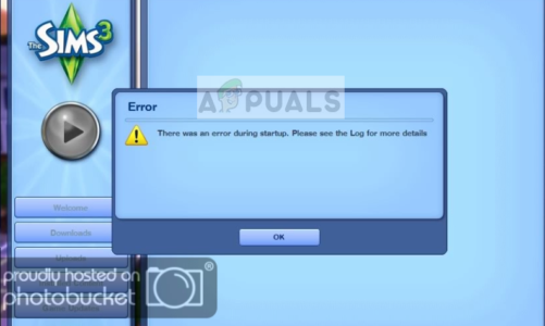 Исправление: Произошла ошибка при запуске в Sims 3