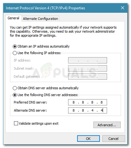 Изменение настроек DNS и проверка