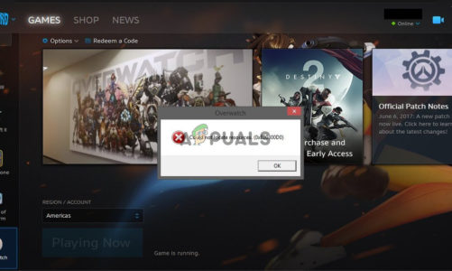 Исправить: Overwatch не удалось найти ресурсы (0xE00300E0)
