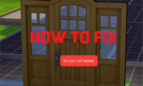 Как исправить ошибку ‘Script Call Failed’ в The Sims 4
